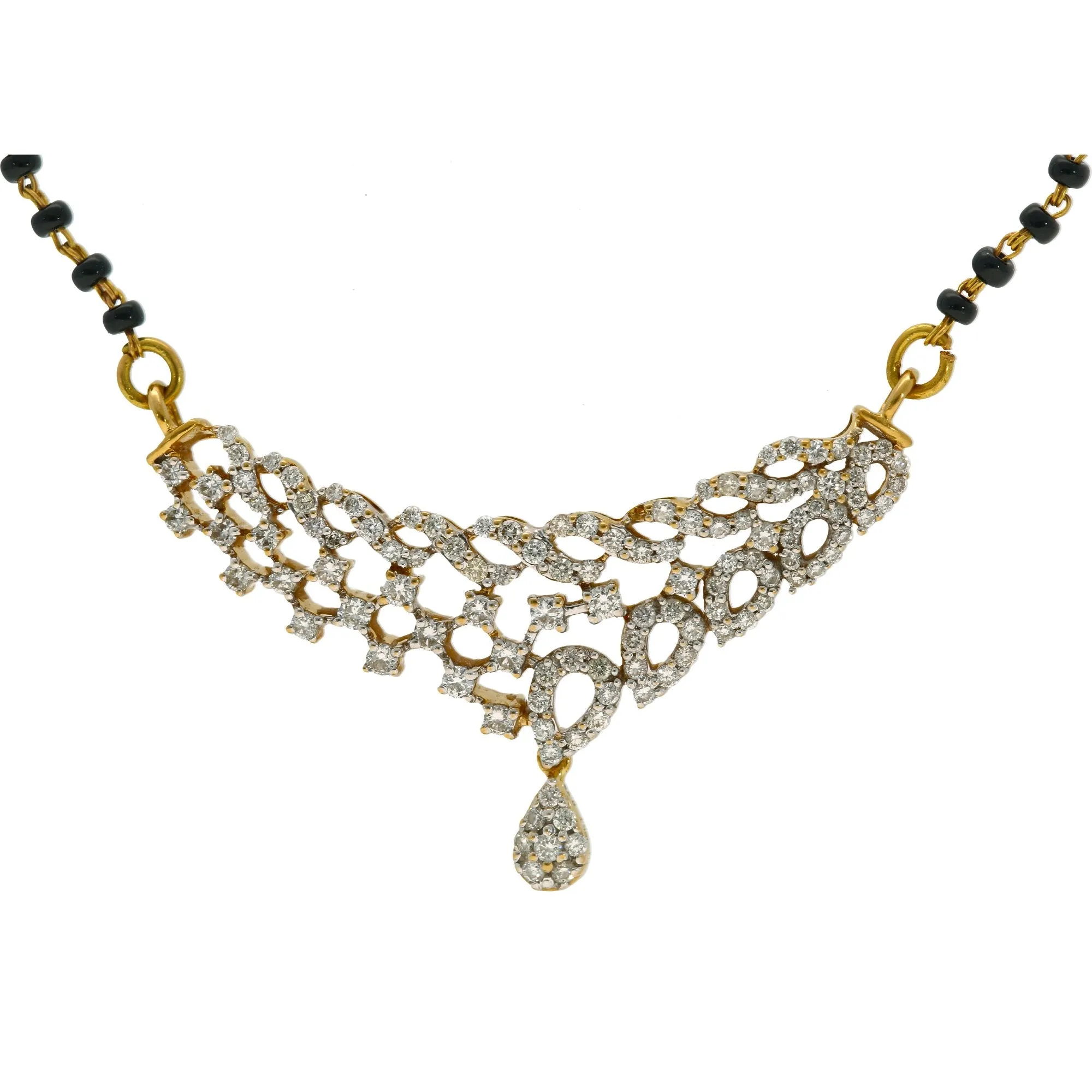 18K Gold & Diamond Aanya Mangalsutra Necklace