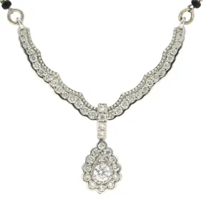 18K White Gold & Diamond Kashvi Mangalsutra Necklace