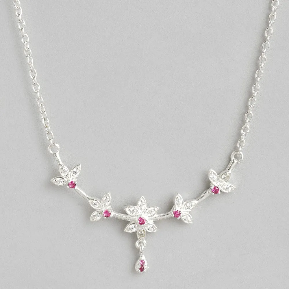 92.5 Cute Minimal Silver Necklace