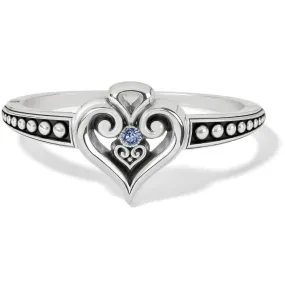 Alcazar Heart Glint Hinged Bangle