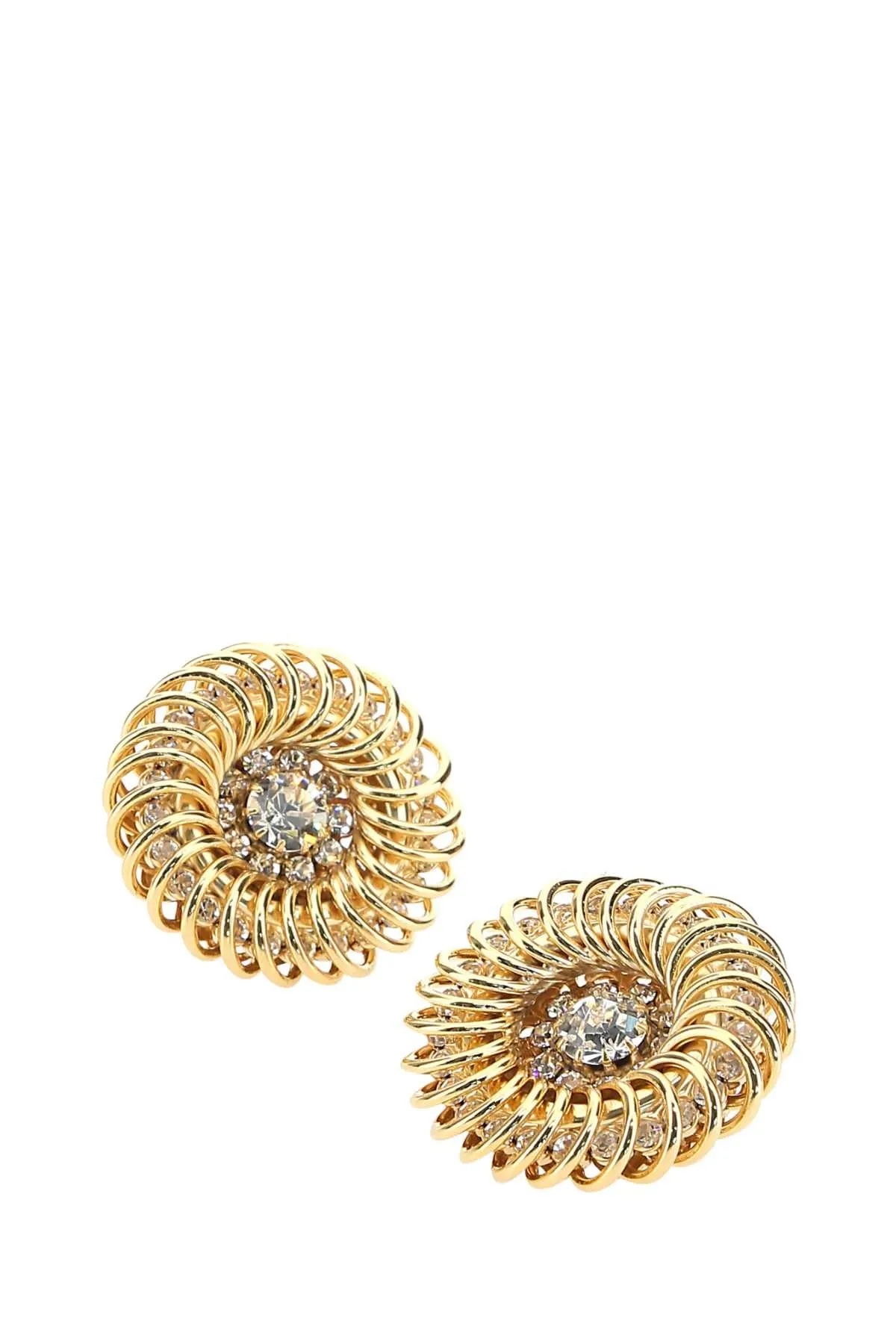 Alessandra Rich Crystal Embellished Clip-On Earring