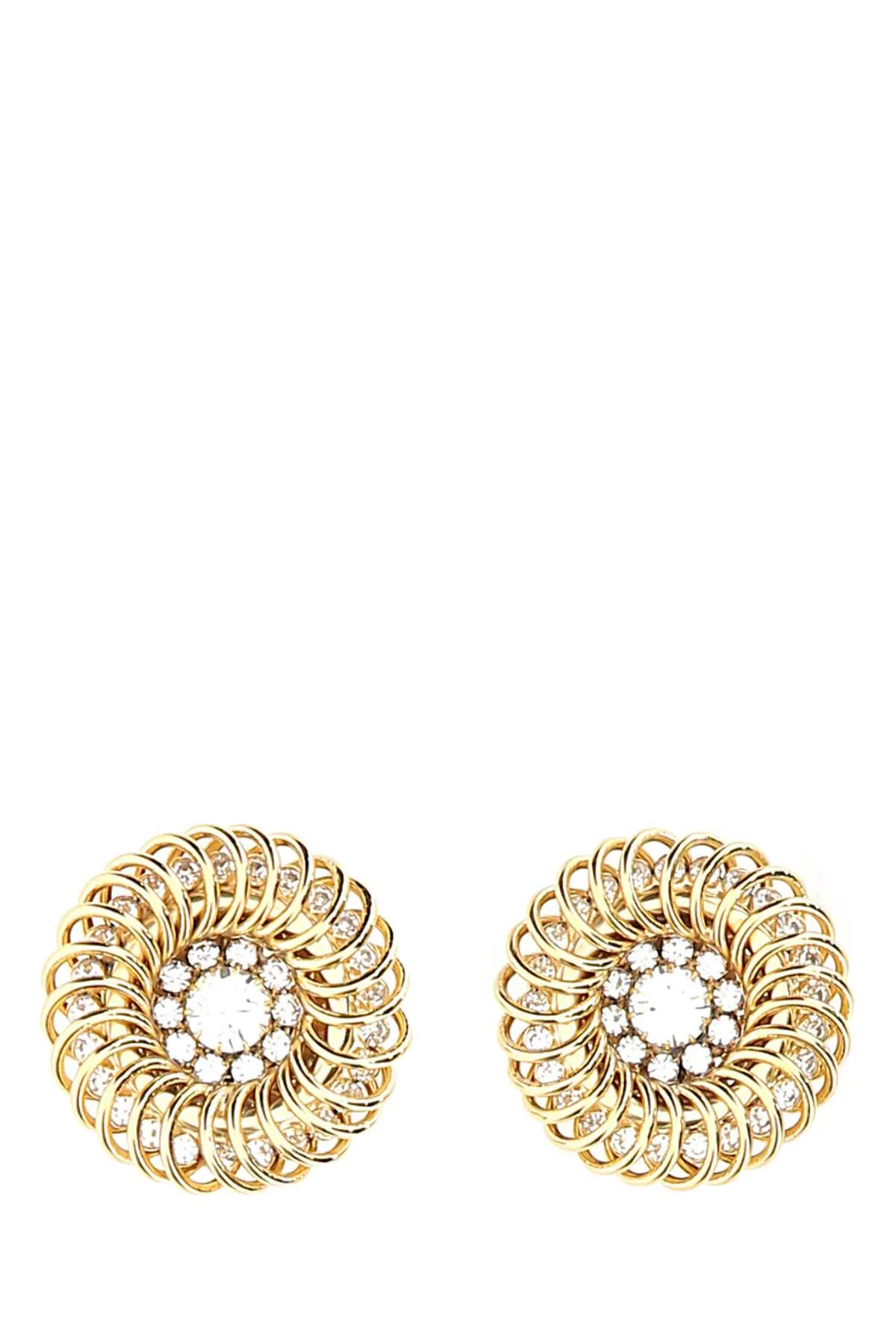 Alessandra Rich Crystal Embellished Clip-On Earring