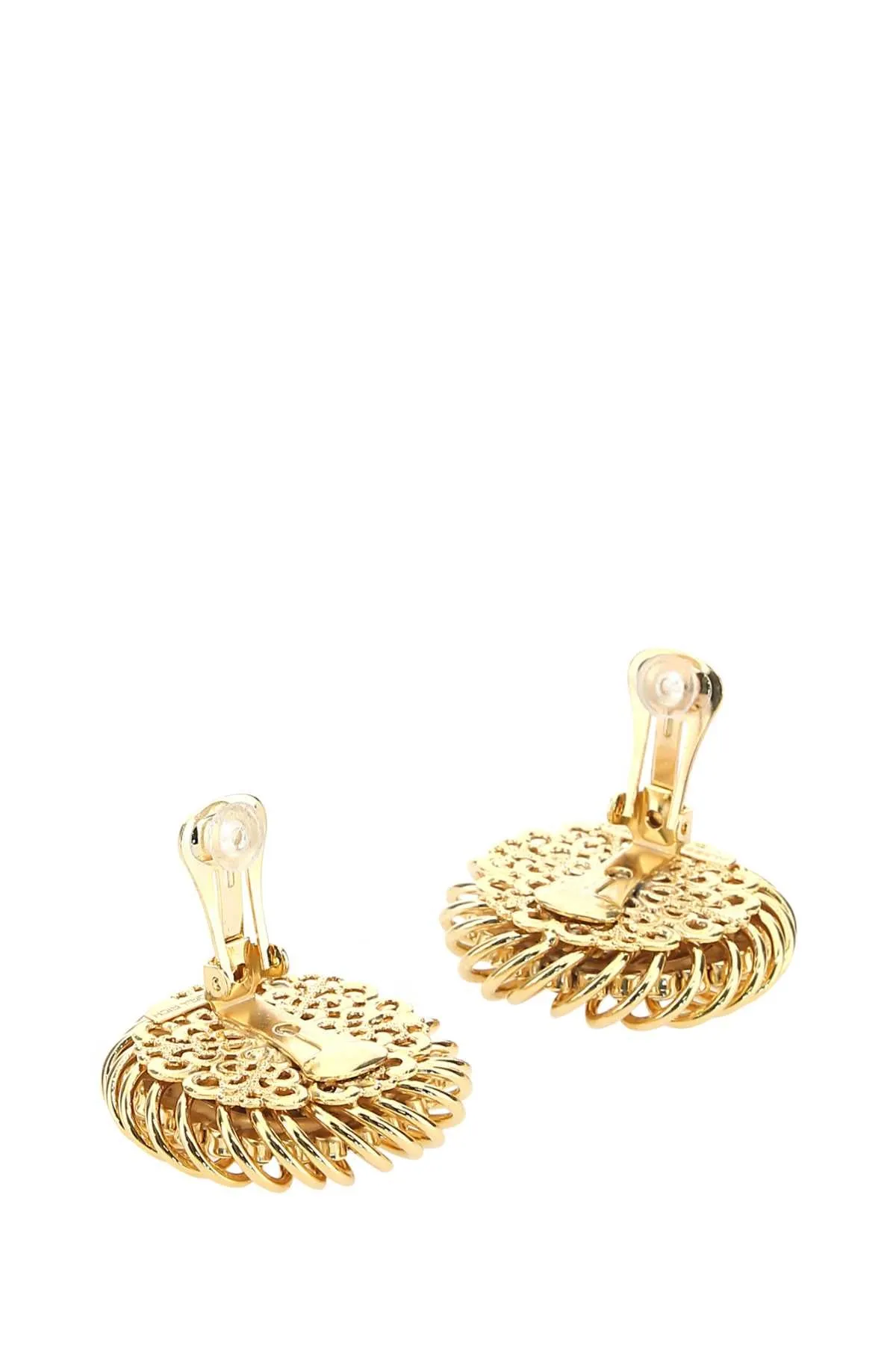 Alessandra Rich Crystal Embellished Clip-On Earring