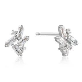 Ania Haie Sterling Silver Glow Getter Cluster Stud Earrings