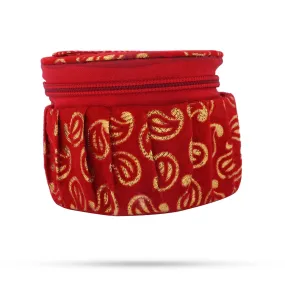 Bangle Pouch - 2.5 x 3.75 Inches | Kalamkari Bangle Organizer Pouch for Women