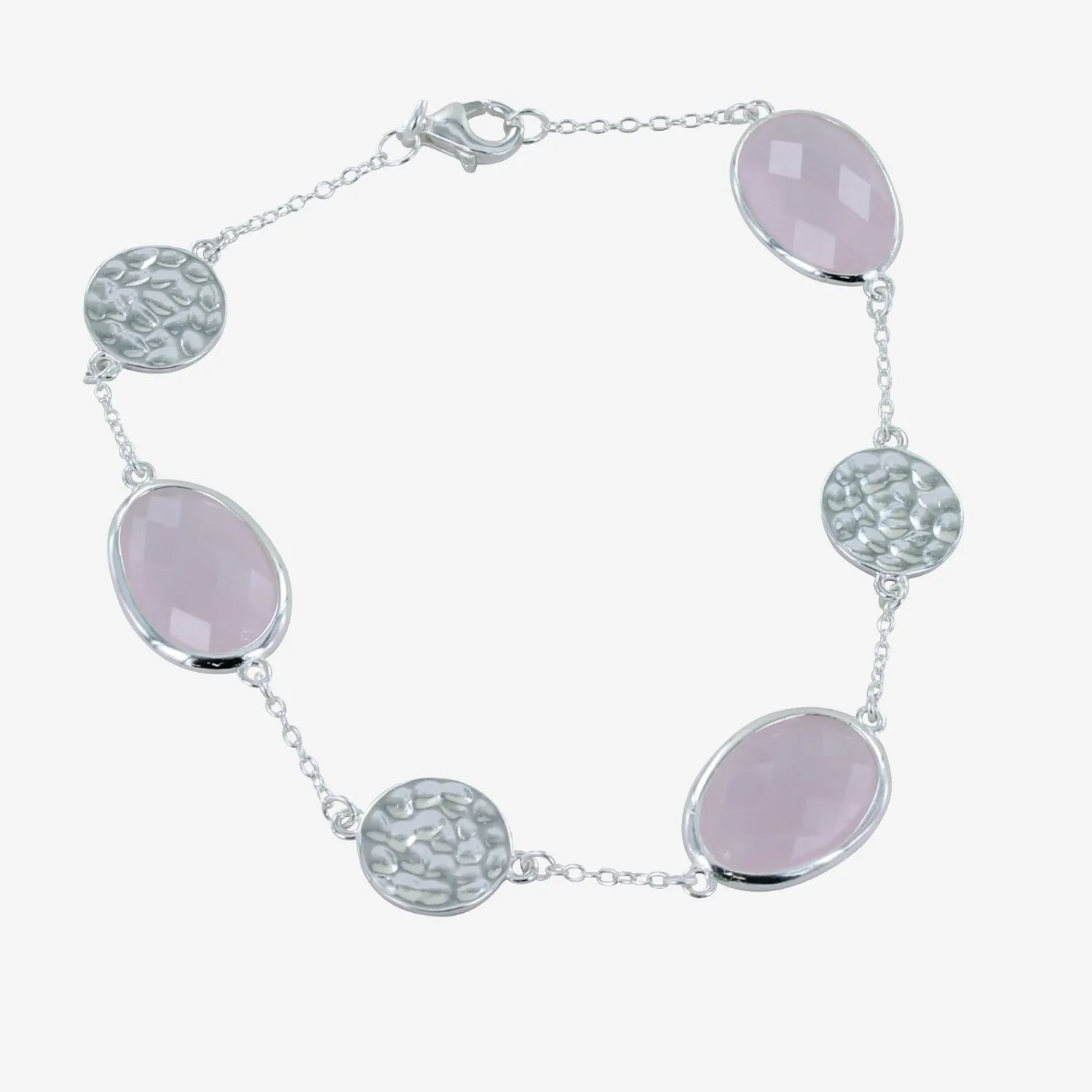 Candy Stone Sterling Silver Bracelet