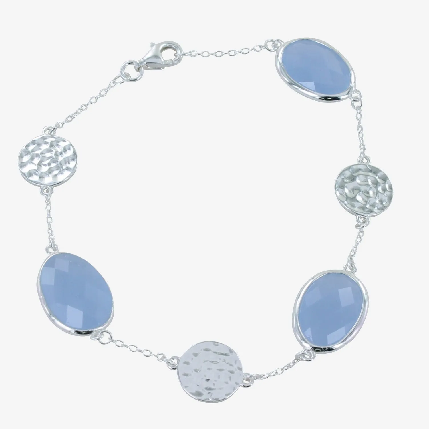 Candy Stone Sterling Silver Bracelet