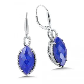 Color SG - Lapis Lazul Fusion Leverback Earrings