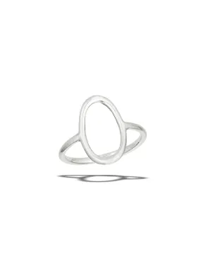 Contoured Oval Ring