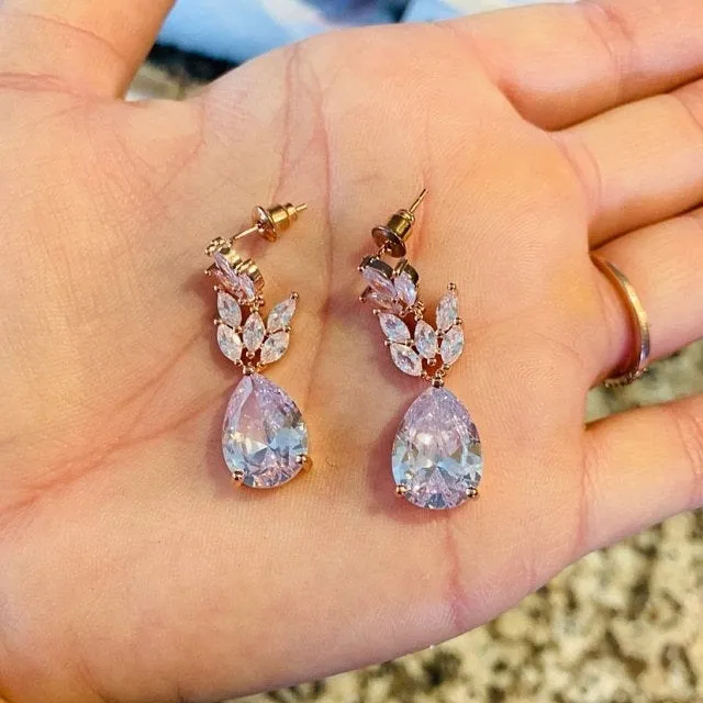 Crystal Wedding Earrings