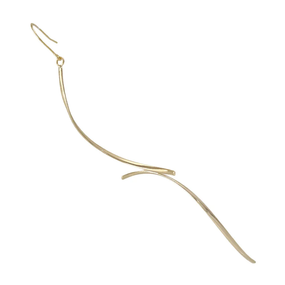 Curve Link Drop Earrings