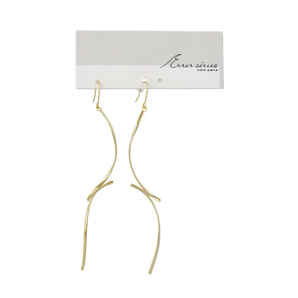 Curve Link Drop Earrings