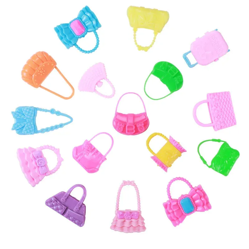 Dazzling 32-Piece Handmade Doll Accessory Set for Creative Play