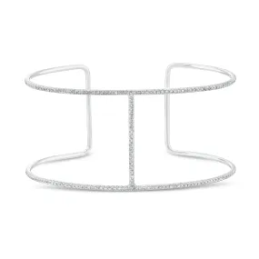 Diamond Bar Cuff Bracelet