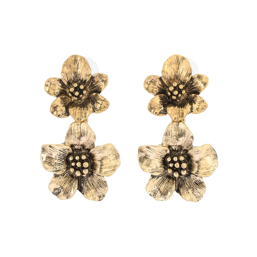 Double Anemone Earrings