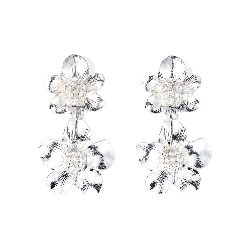 Double Anemone Earrings