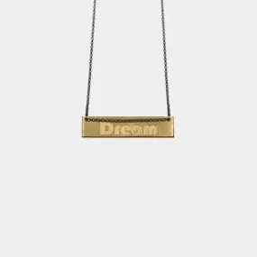 Dream - necklace - gold plated