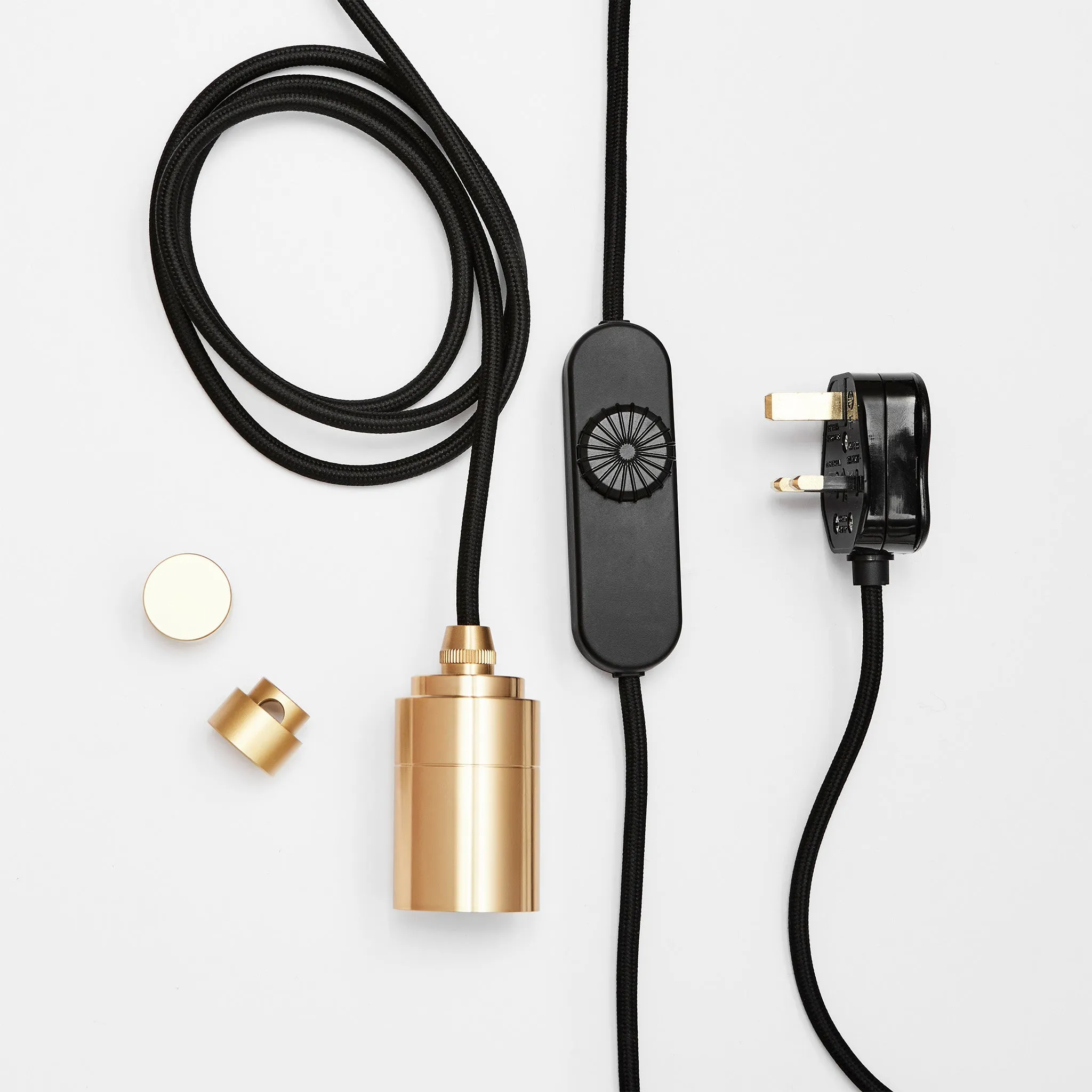 Enno Plug-In Pendant in Brass