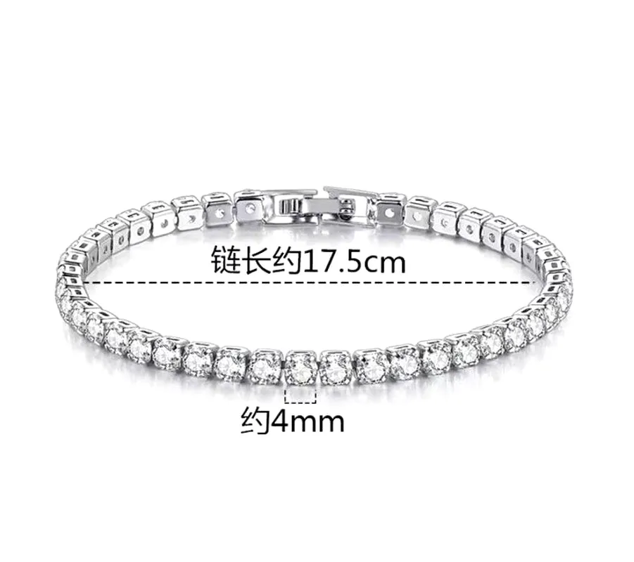 Exquisite 100% 925 Sterling Silver Moissanite Bangle Bracelet - Perfect for Weddings and Special Occasions!