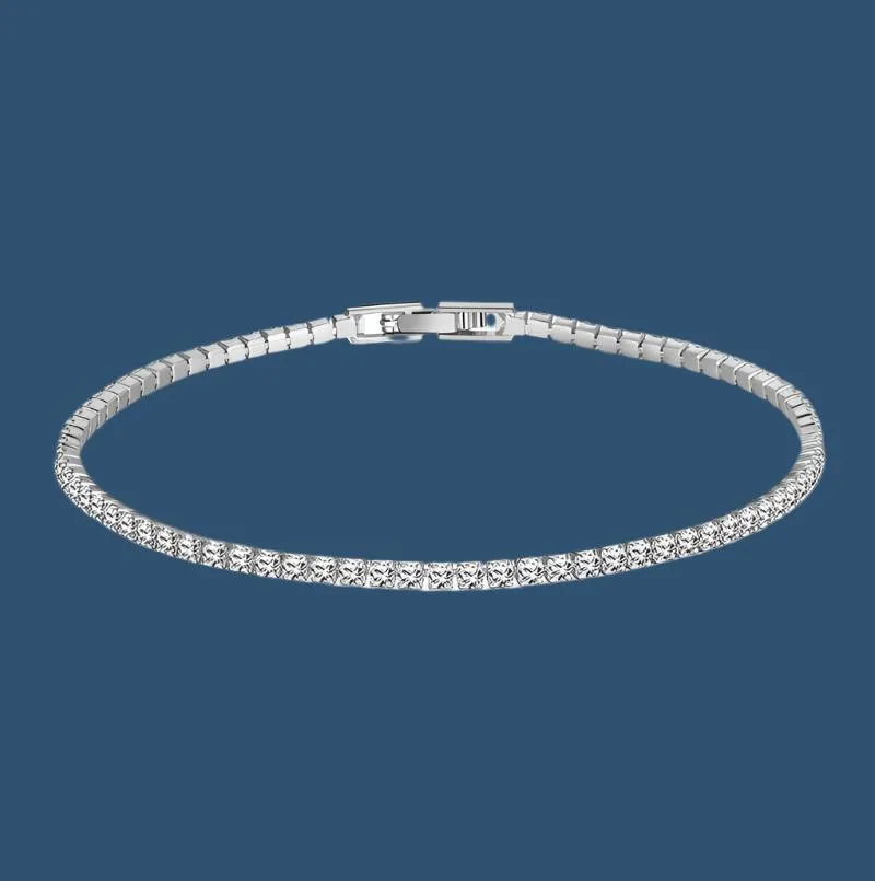 Exquisite 100% 925 Sterling Silver Moissanite Bangle Bracelet - Perfect for Weddings and Special Occasions!