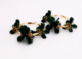 Floral Luxe Hoops