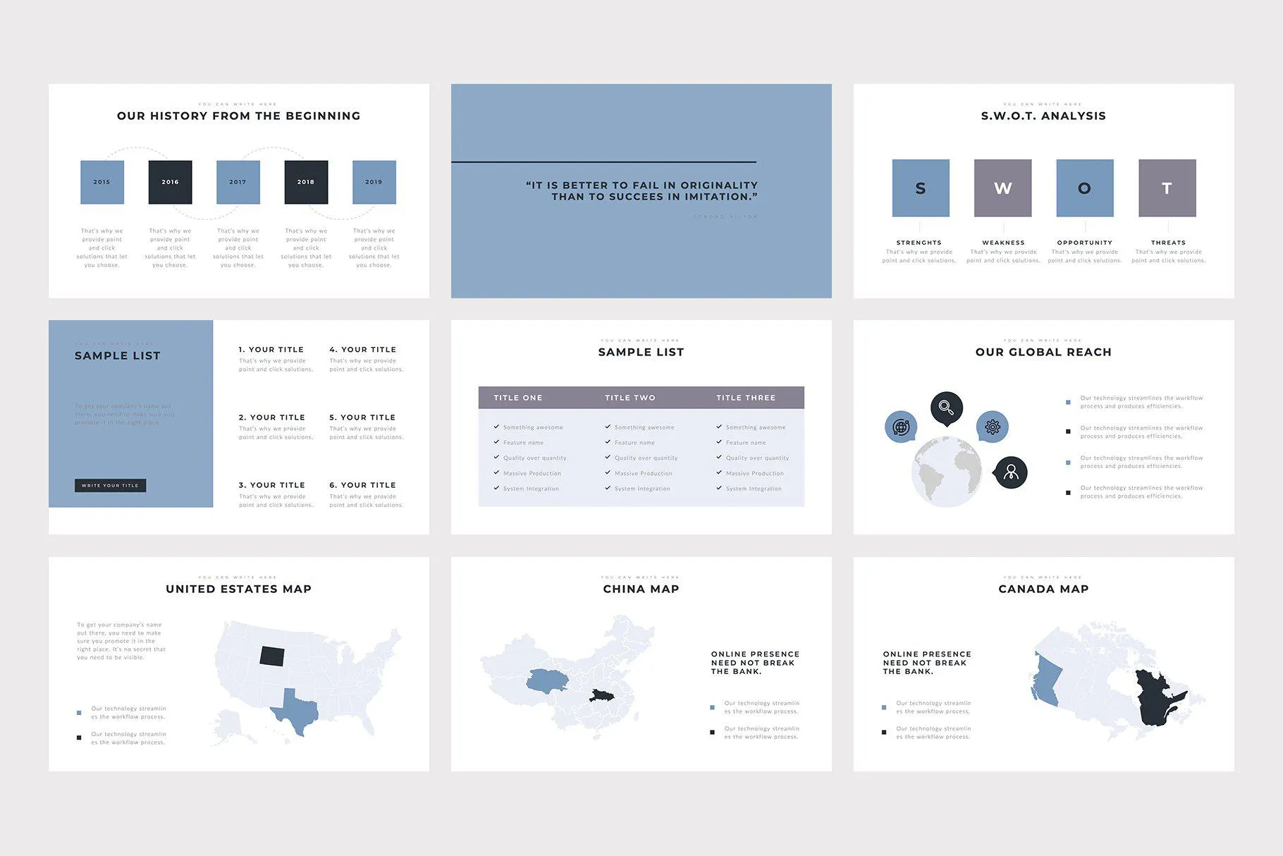 Futuro Minimal Google Slides