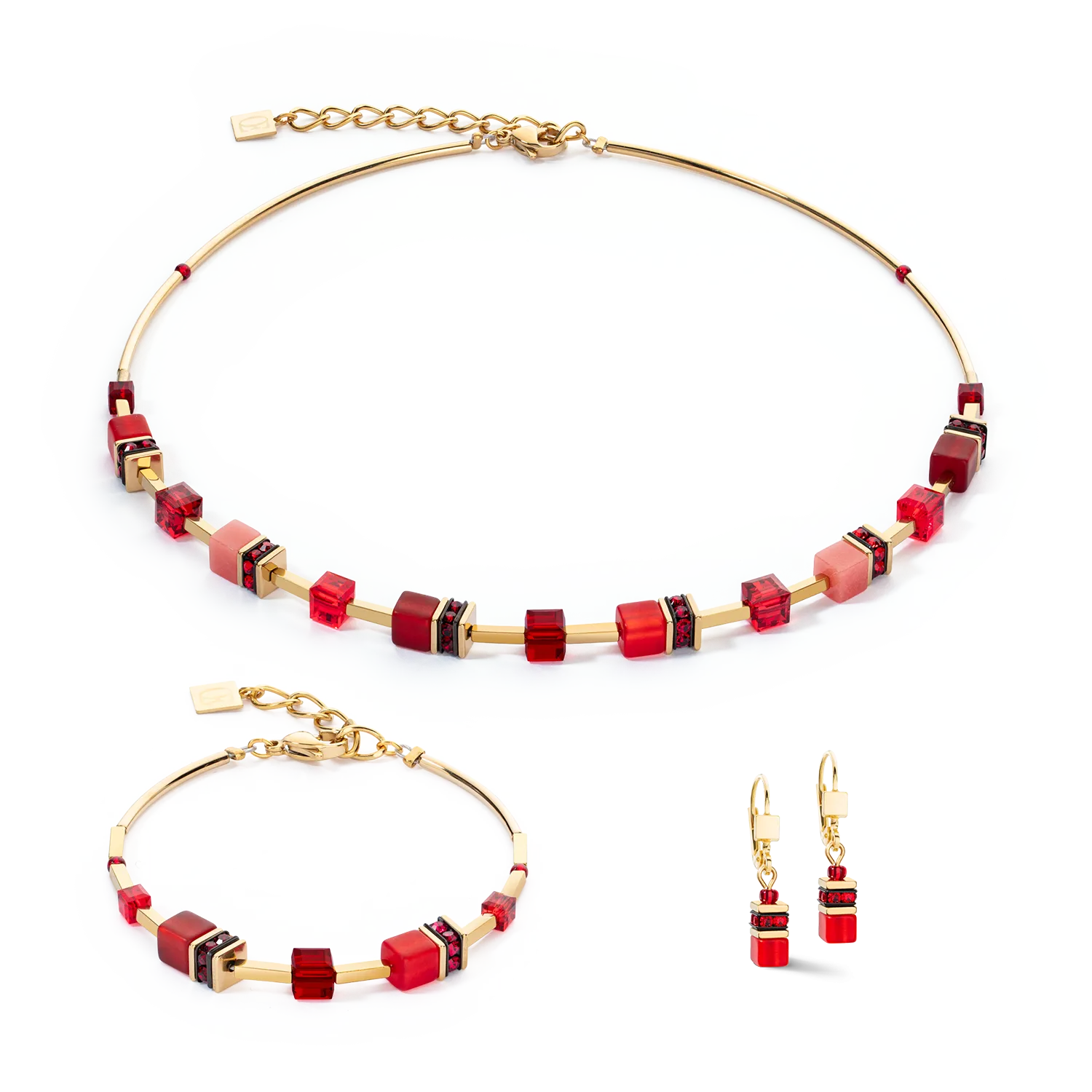 GeoCUBE® Iconic Lite Earrings Red