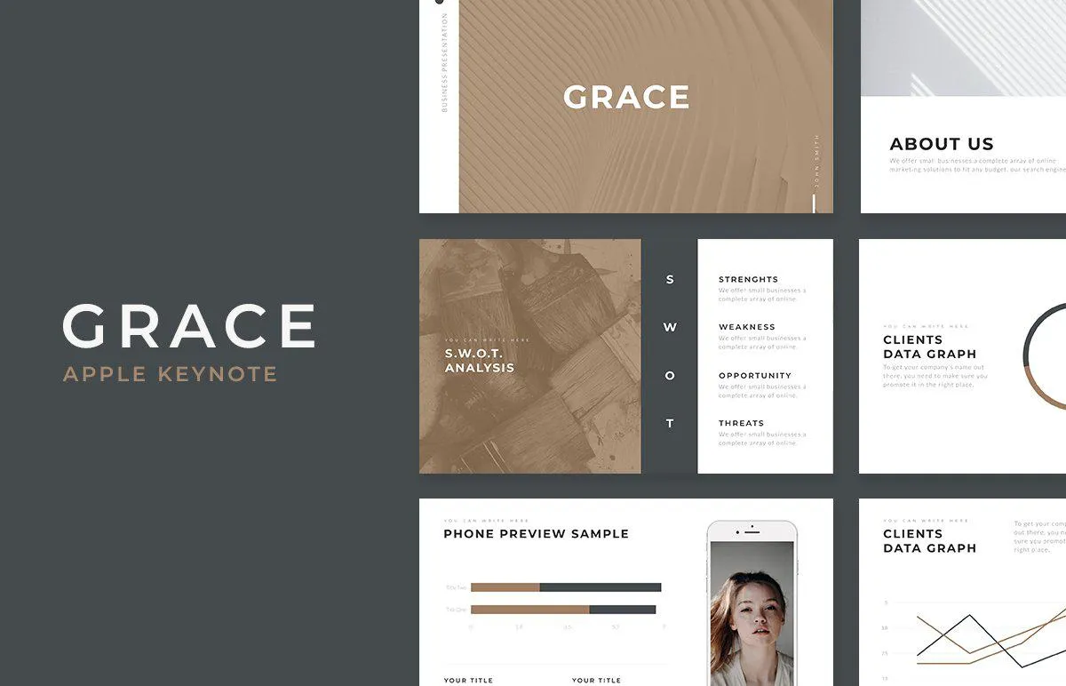 Grace Minimal Keynote Template