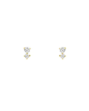 Gradual Two Diamond Studs