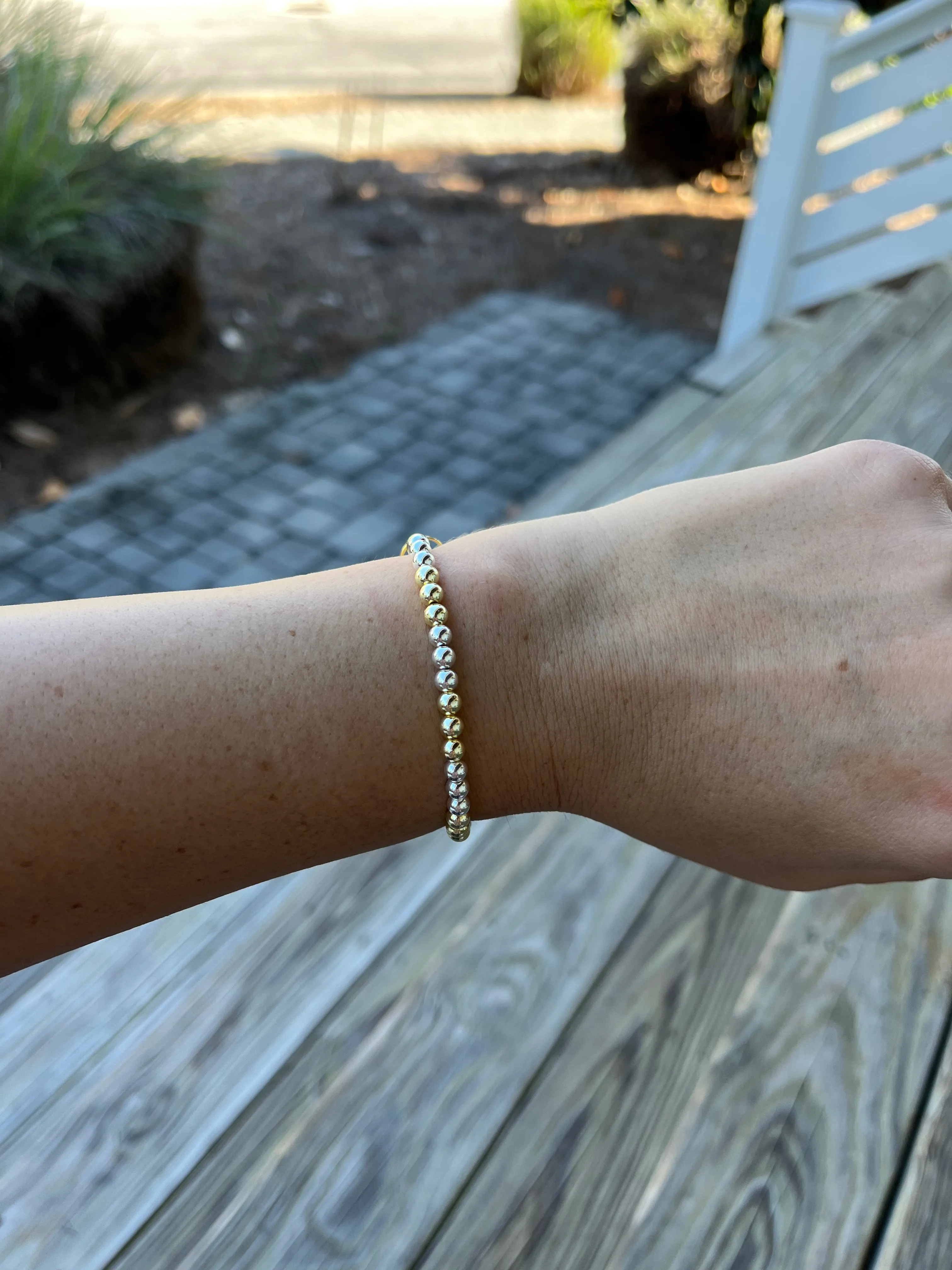 Harper Two Tone Bracelet by Lauren Kenzie