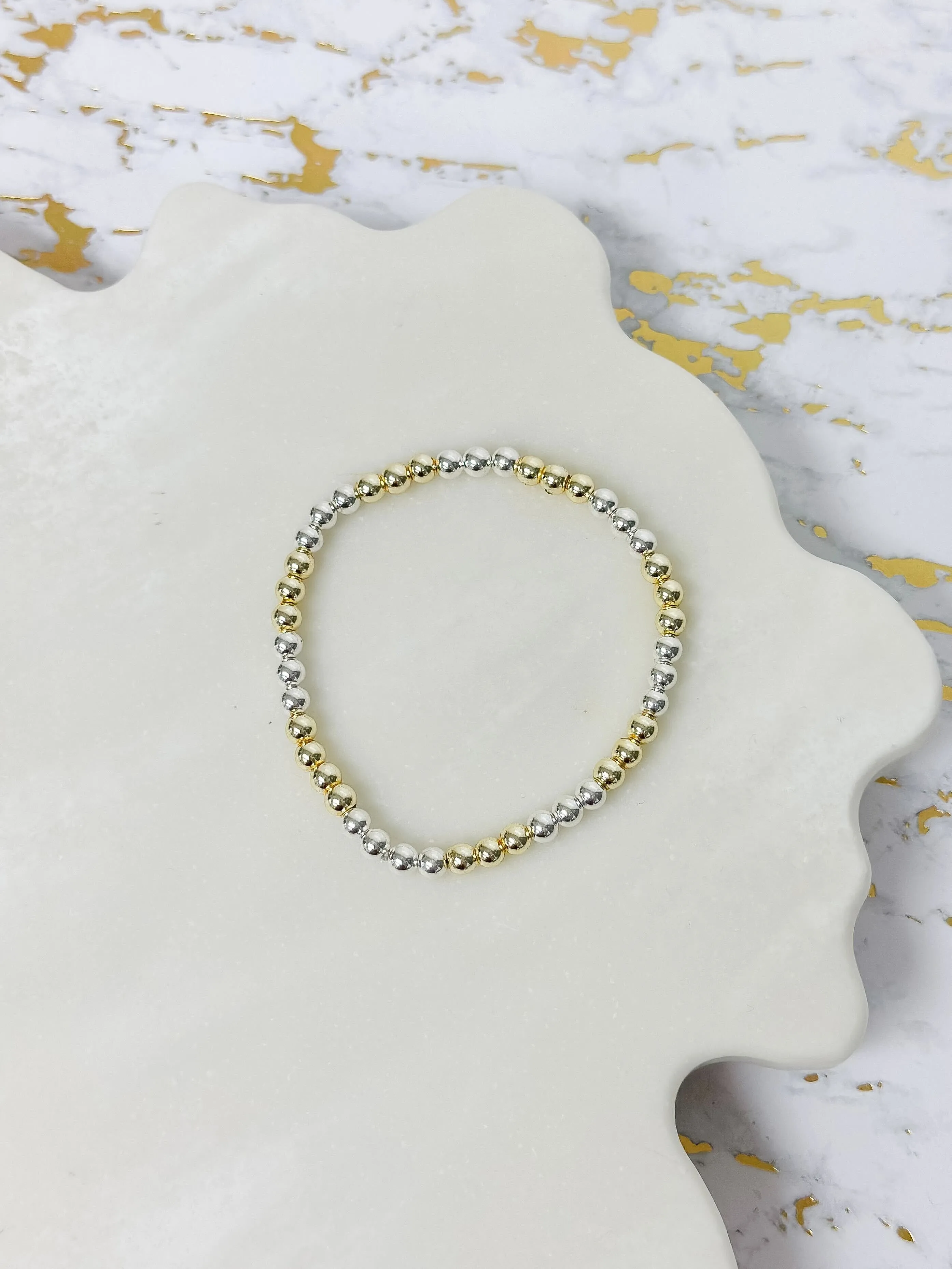 Harper Two Tone Bracelet by Lauren Kenzie