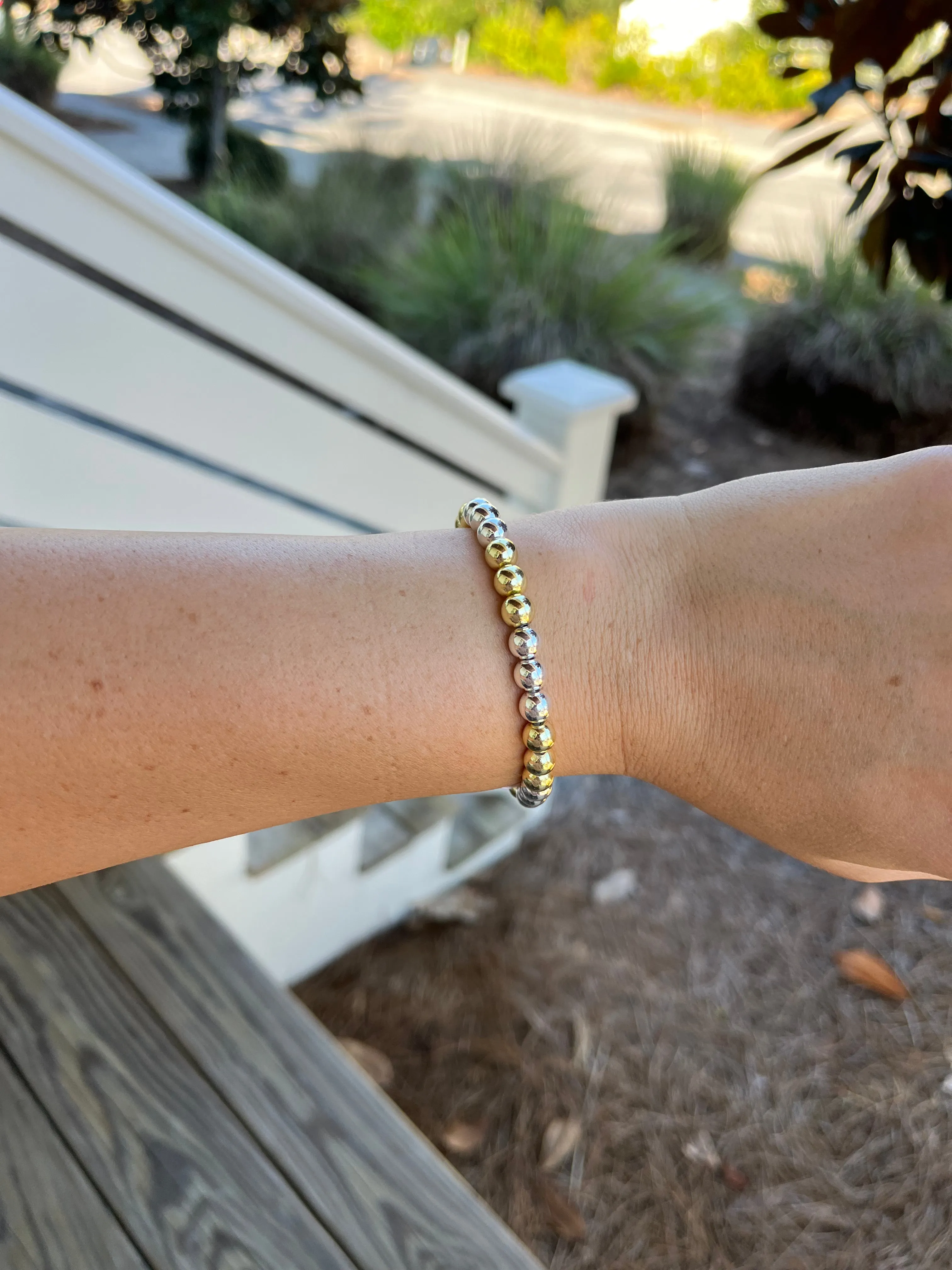 Harper Two Tone Bracelet by Lauren Kenzie