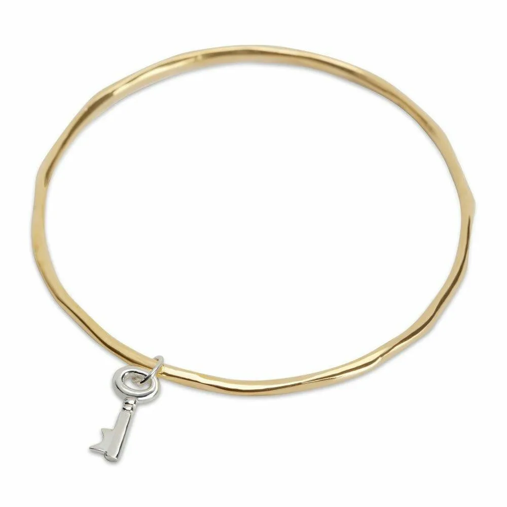 Key Bangle | Gold - Silver