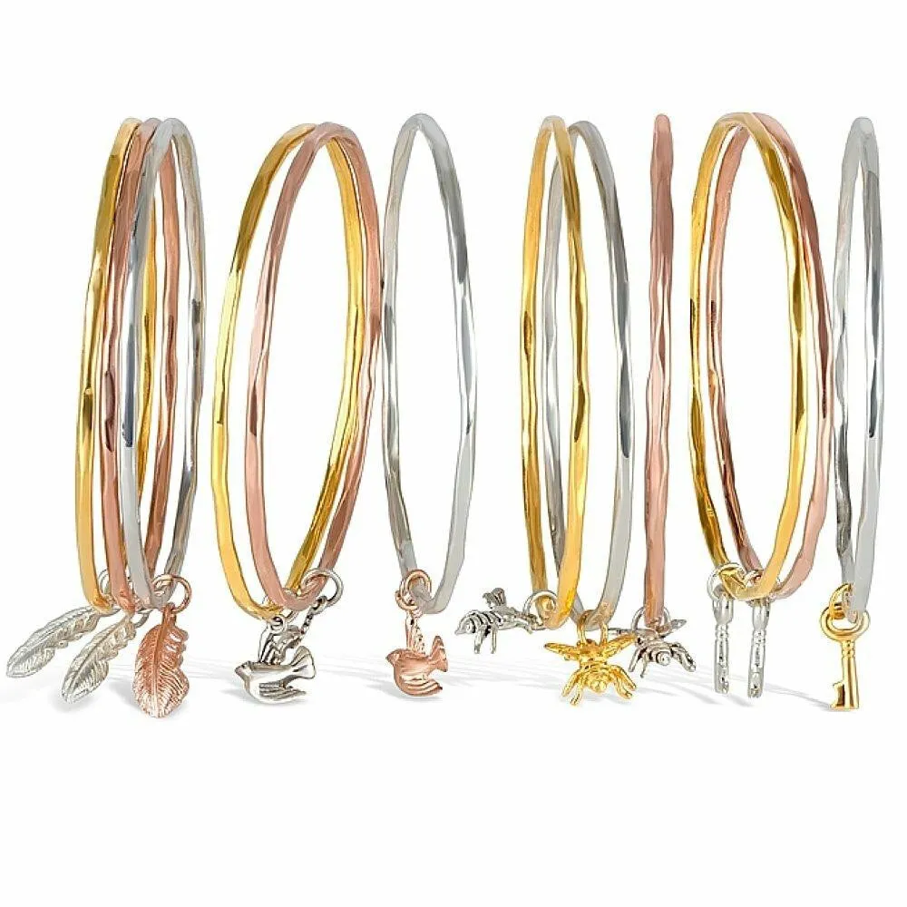 Key Bangle | Gold - Silver