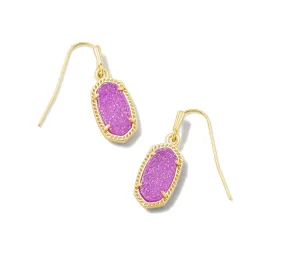 Lee Gold Earrings in Mulberry Drusy by Kendra Scott