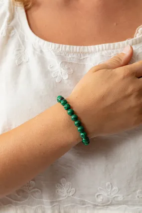 Malachite Beaded Bracelet