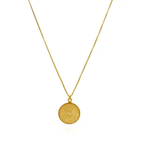 MELI GOLD SMALL PENDANT NECKLACE FILIGREE