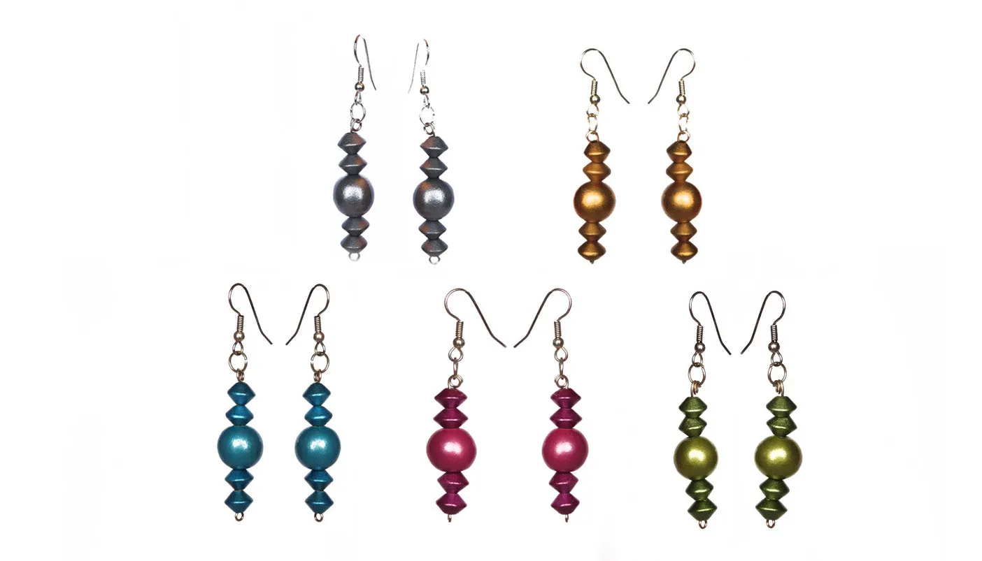 Metallic Statement Earrings