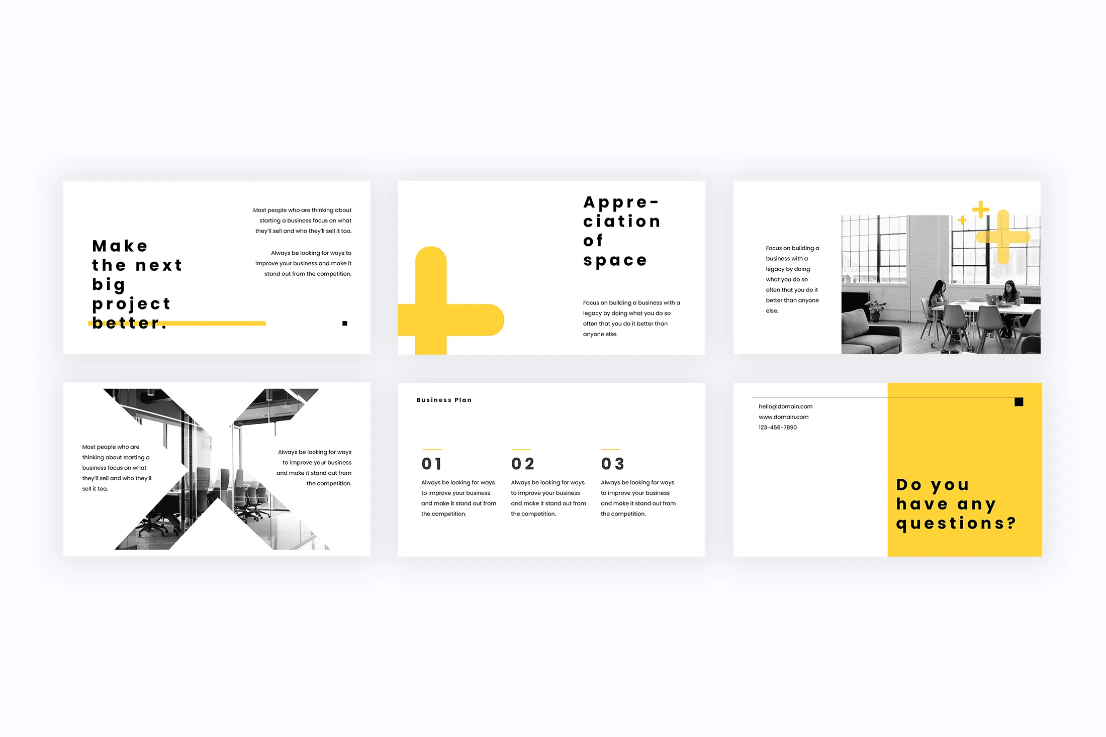 Minimalist Presentation Templates