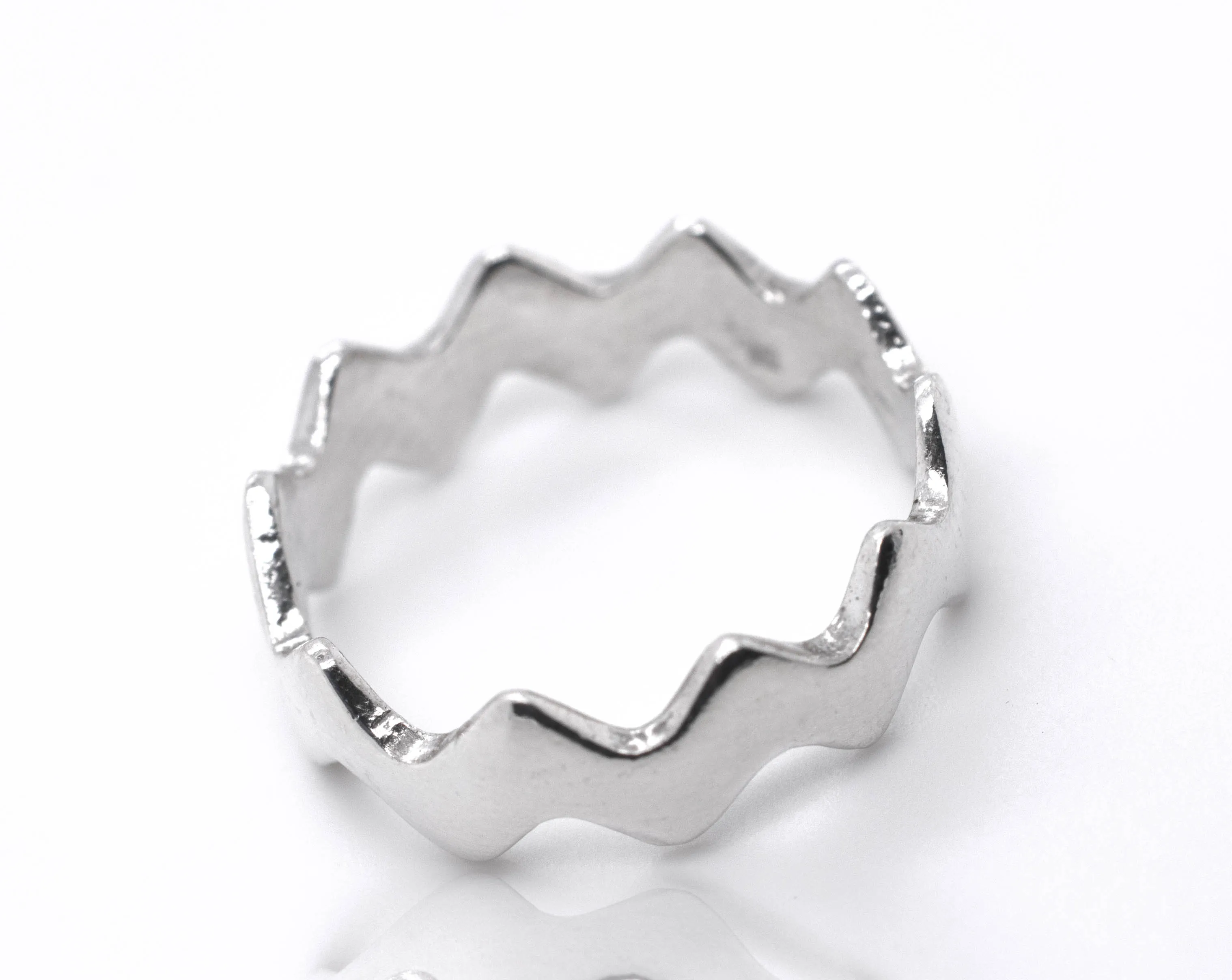 Modern Zig-Zag Ring