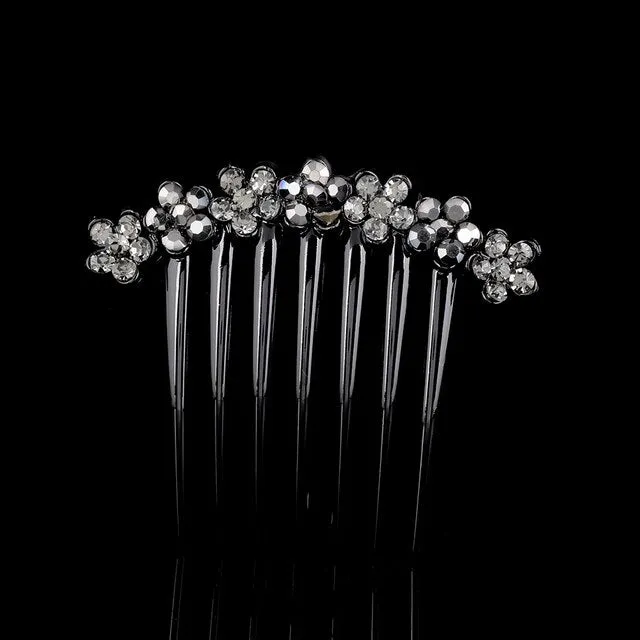 Molans Vintage Flower Crystal Hairpins