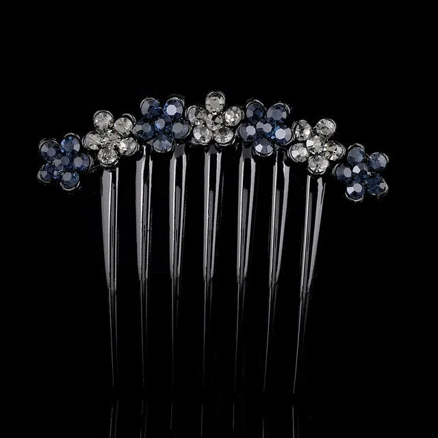 Molans Vintage Flower Crystal Hairpins