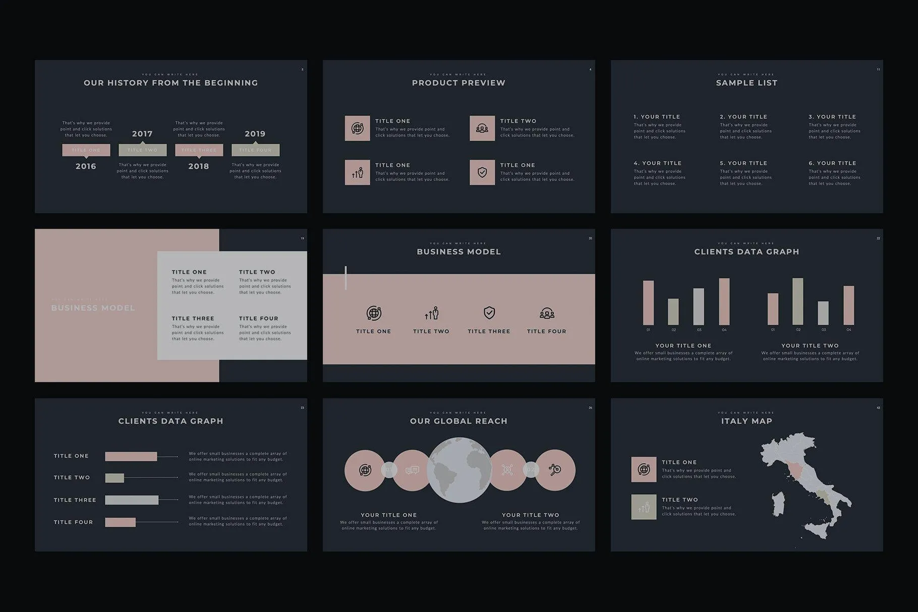 Monsieur PowerPoint Template