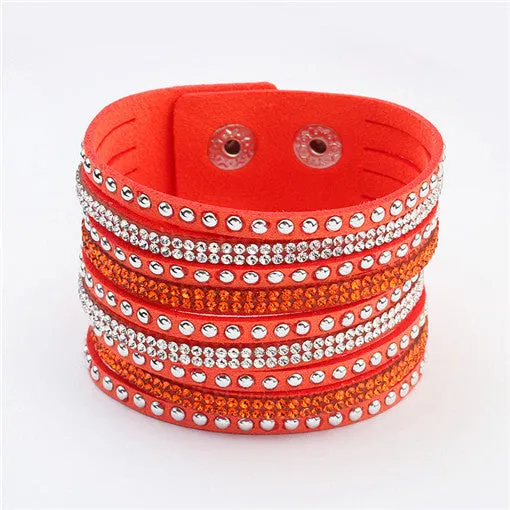 Multilayer Leather Bracelet Christmas Gift Charm Bracelets Vintage Jewelry For Women Pulsera