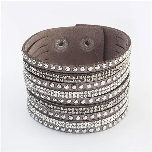 Multilayer Leather Bracelet Christmas Gift Charm Bracelets Vintage Jewelry For Women Pulsera