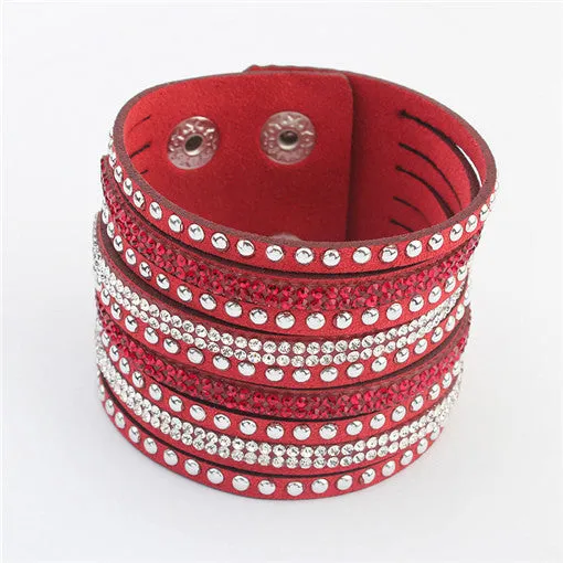 Multilayer Leather Bracelet Christmas Gift Charm Bracelets Vintage Jewelry For Women Pulsera