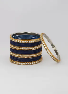 Navy Bridal Bangle Set