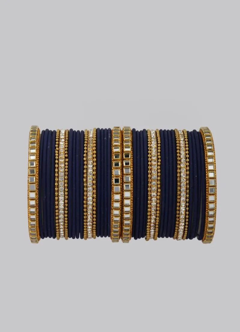 Navy Bridal Bangle Set