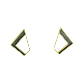 Not Round Earrings BRASS