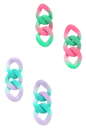 Ombre Chain Earrings